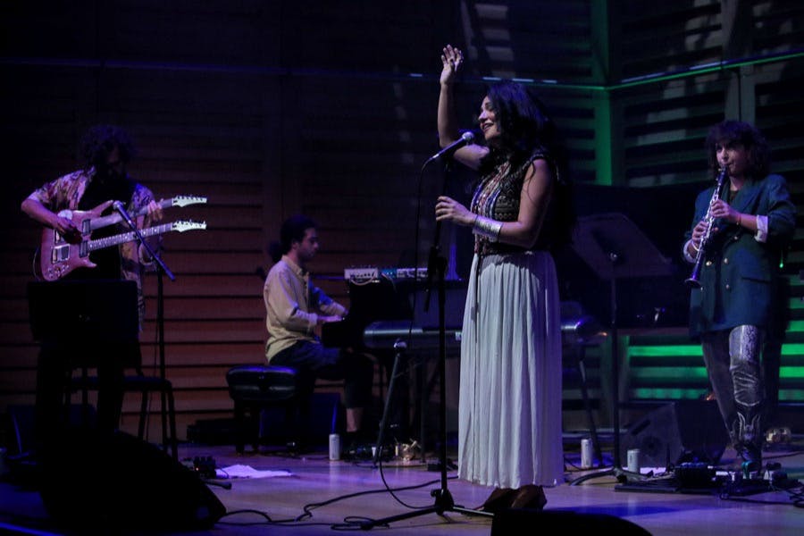 Basma Jabr: Mesmerizing the crowd at Kings Place with her performance.